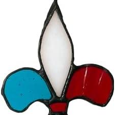 Fleur De Lis Stained Glass - SunCatcher Window Hanging Decorations for Window Wall Garden | Housewarming Gift for New Home