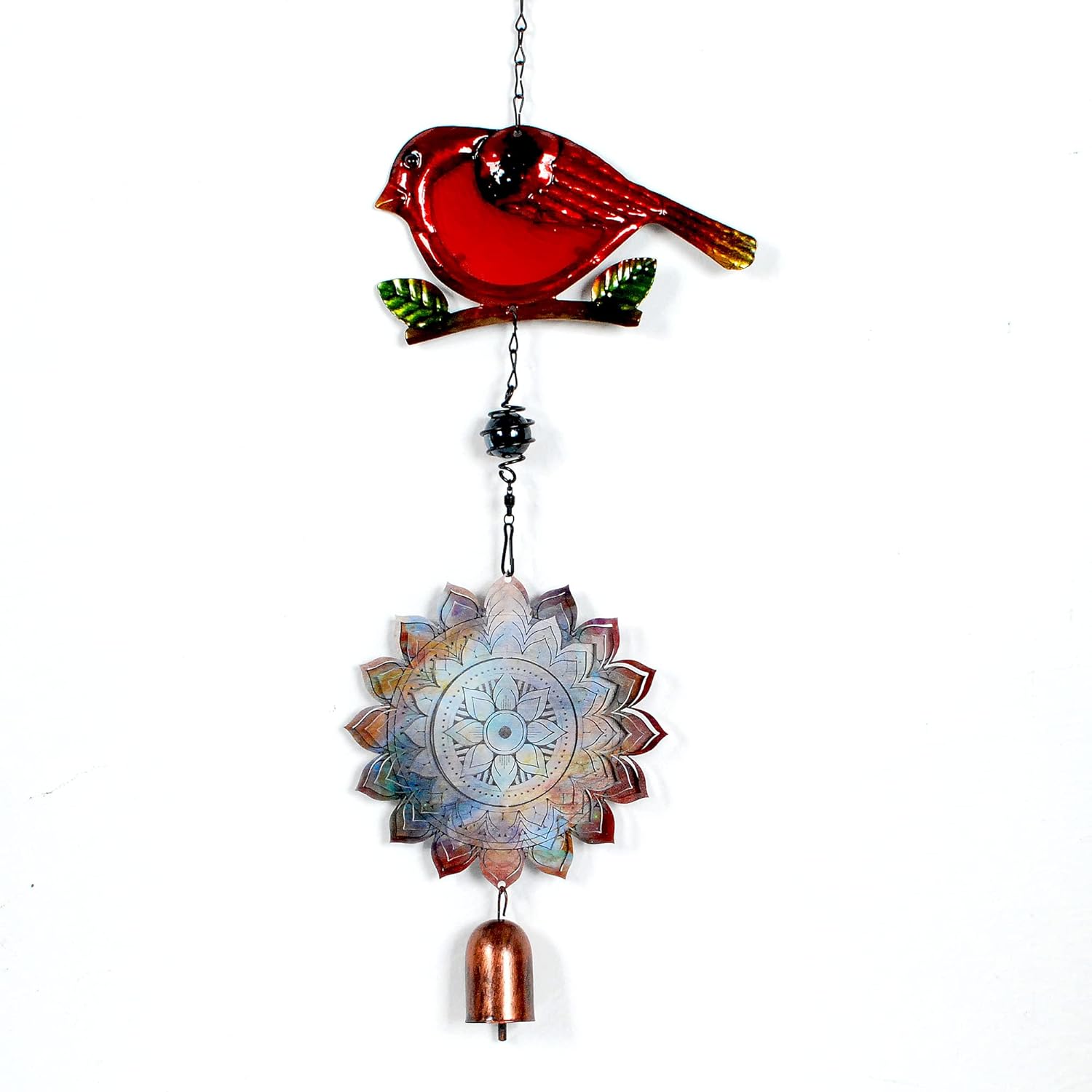 Hummingbird Wind Spinner Stained Glass Suncatcher Sun Catcher Wind Chime