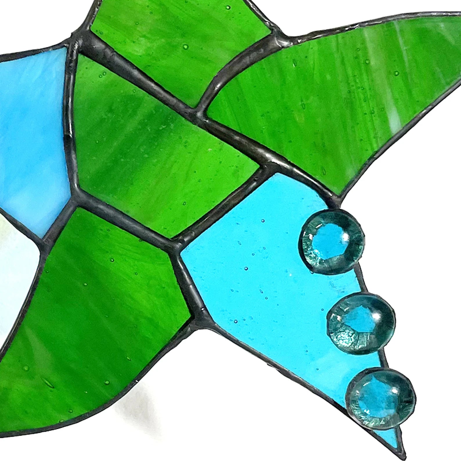 Marine Ocean Sea Life Sun Catcher Window Hanging - 3Pcs Stained Glass Decorations for Window Garden | Sea Animals Suncatchers with Seahorses Starfish Turtles Ornaments Wall Art Decor Artwork Handmade