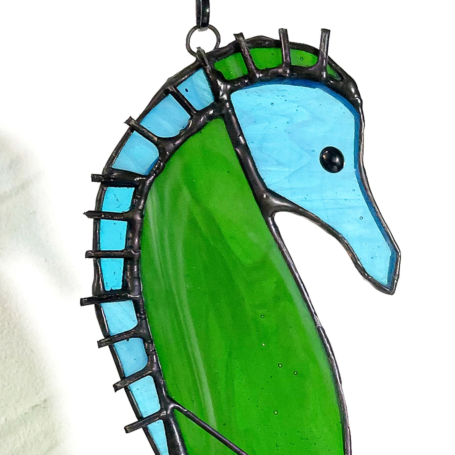 Marine Ocean Sea Life Sun Catcher Window Hanging - 3Pcs Stained Glass Decorations for Window Garden | Sea Animals Suncatchers with Seahorses Starfish Turtles Ornaments Wall Art Decor Artwork Handmade