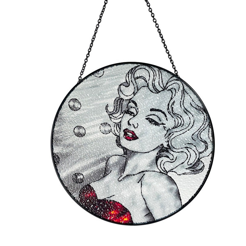 Marilyn Monroe Stained Glass Suncatcher/Window Hanging